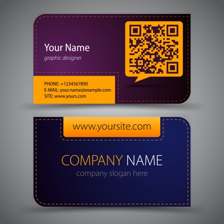 Vector abstract creative business cards  set template のイラスト素材