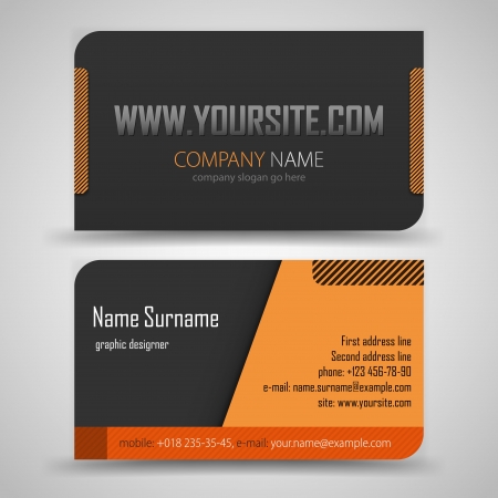 Vector abstract creative business cards  set template のイラスト素材