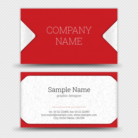 Business Card Set. Vector illustration.のイラスト素材