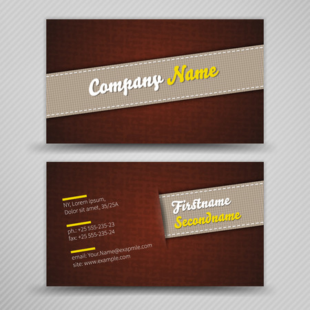 Vector abstract creative business cards (set template) のイラスト素材