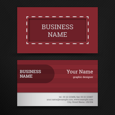 Vector abstract creative business cards (set template) のイラスト素材