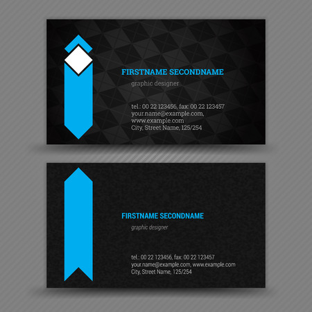 Vector abstract creative business cards (set template) のイラスト素材