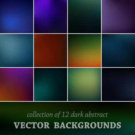 Set of cute backgroundのイラスト素材