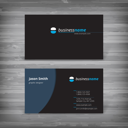 Vector abstract creative business cardsのイラスト素材