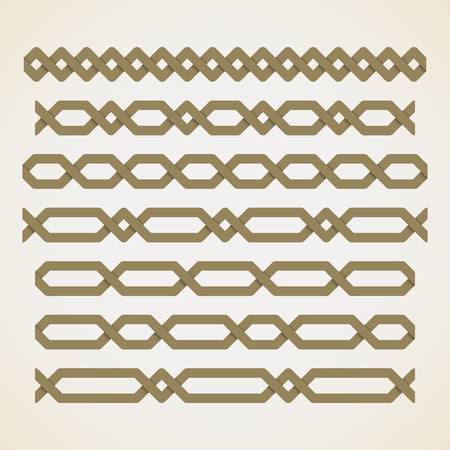 Seamless woven tape. Vector illustration.のイラスト素材