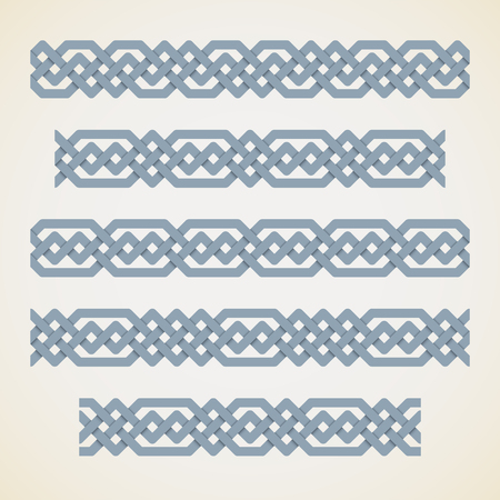 Seamless woven tape. Vector illustration.のイラスト素材