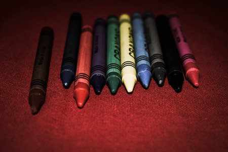 Macro Photo Of Colorful Pastelsの写真素材