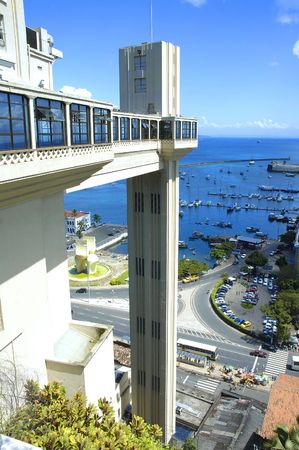 Tourist point in Salvador da Bahia - Brazilの写真素材