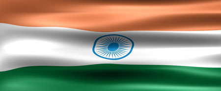 India Background Flag - Symbol of a countryの写真素材