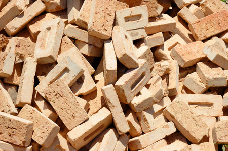 A Pile of Bricks for construction .