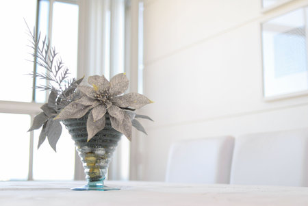 Indoor Table in an modern house decoration .の写真素材