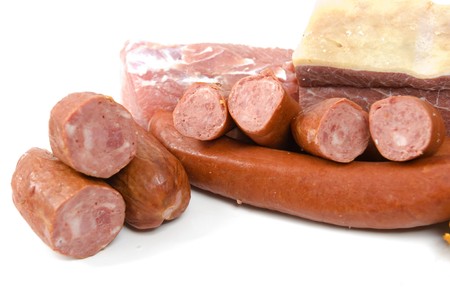 Several meats using in the famous feijoada brazilian meal.の写真素材