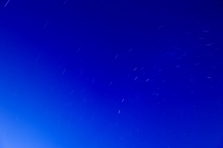 Image of stars in the sky at night . の写真素材