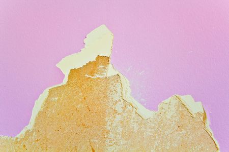 Photo of Peeling purple wall - background ;の写真素材