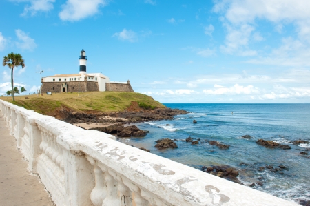 Barra lighthouse, Salvador - Bahia - Brazilの写真素材