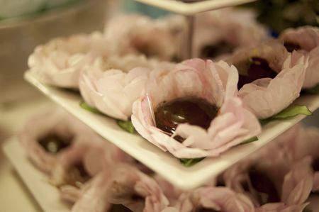 Background of birthday party sweetの写真素材