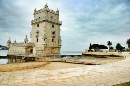 Lisbon, Belem Tower landmark, Portugal .の写真素材