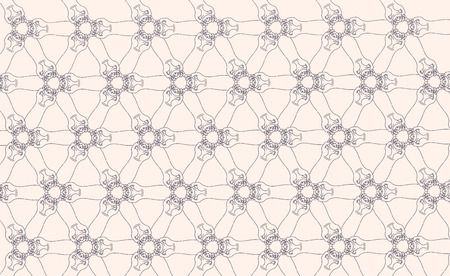 hands folded in a triangle vector patternのイラスト素材