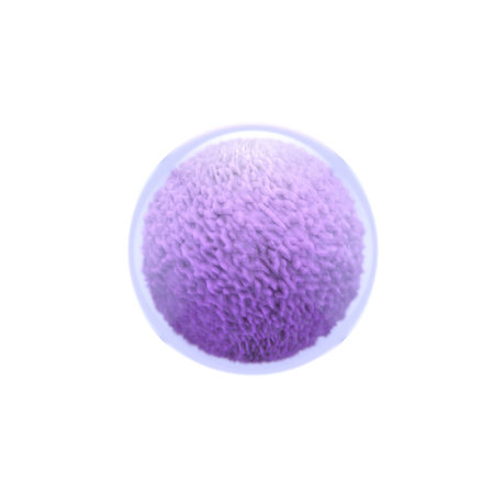 3d single molecule isolated on white background. Abstract 3d rendering illustration