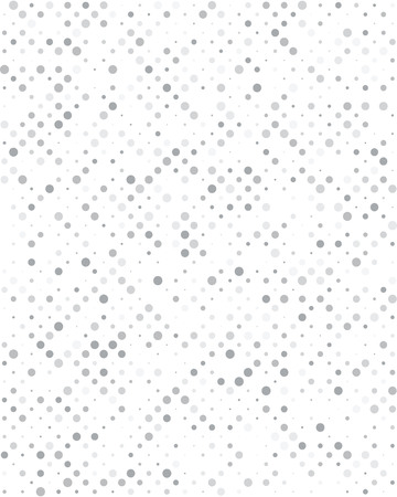 Gray dots on a white background, seamless vector patternのイラスト素材