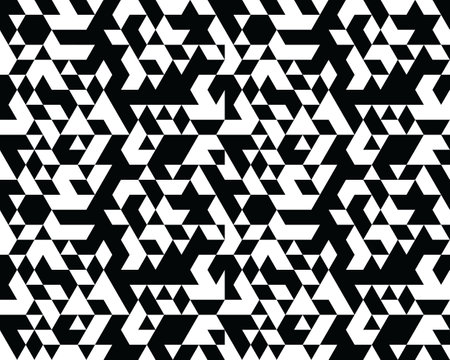 Seamless polygonal pattern background, creative design templatesのイラスト素材
