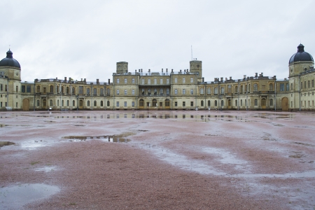 Gatchina palace in Gatchina, Russiaのeditorial素材