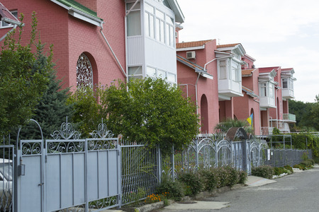 Section of Lazarevskoye district, Sochi, Russiaのeditorial素材