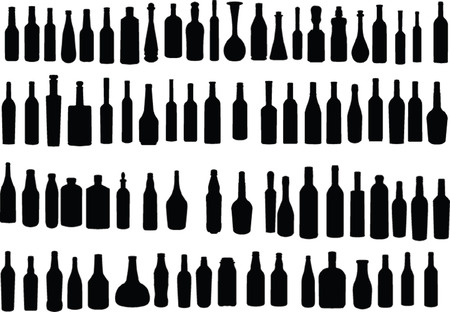  bottle collection - vectorのイラスト素材