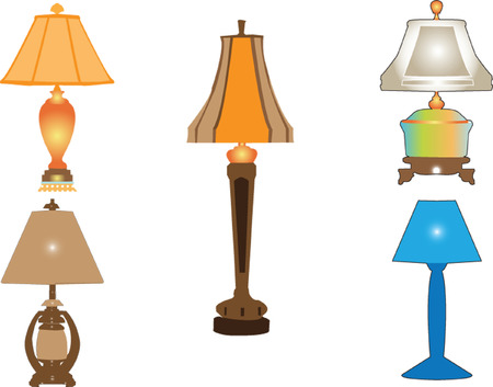 lamp collection - vectorのイラスト素材