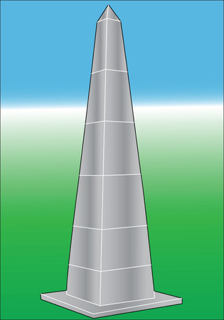 obelisk silhouetteのイラスト素材