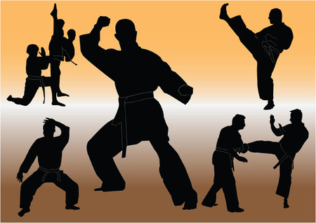  karate collection - vectorのイラスト素材