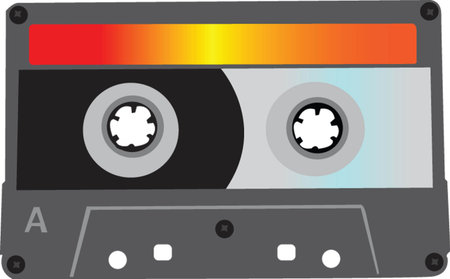 audiotapeのイラスト素材