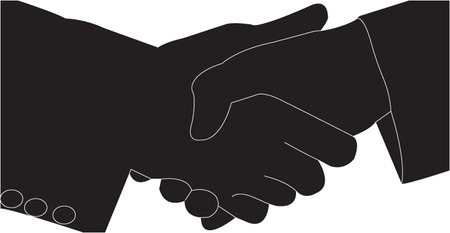 business hand shakingのイラスト素材