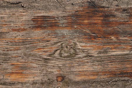 The texture of the wood. Old wooden Board with cracks and chipsの写真素材