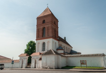 monument of Belarusian architecture of the XVI-XVII centuries, located in the urban village of the Worldの写真素材
