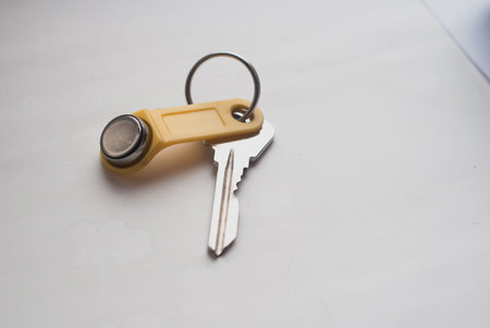 The keys to the apartment and intercom,