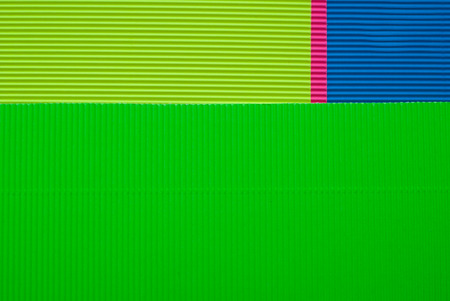 Colorful sheets of corrugated cardboard, a set of colored paper, colored material, a template for a bannerの写真素材