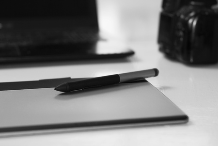 Workplace graphic designerの写真素材