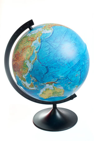 globe isolated on white background
