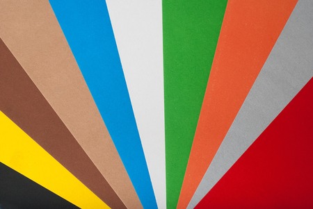 Abstract of coloured cardboard, bright colorful backgroundの写真素材