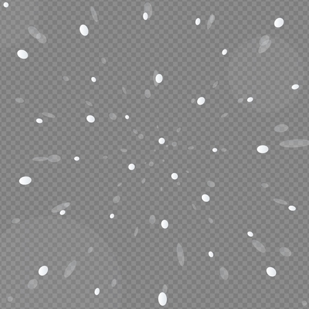 The Blizzard effect on a transparent background. Abstract point clouds, Blizzard and whirlwind. Snow in the face,のイラスト素材