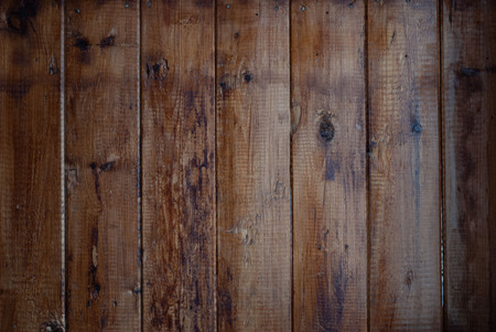Dark old wooden background, lacquered wooden surfaceの写真素材