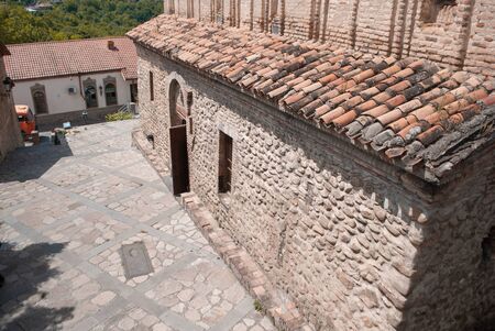 Ancient medieval Orthodox Georgian building, ancient architecture of Georgia,の写真素材