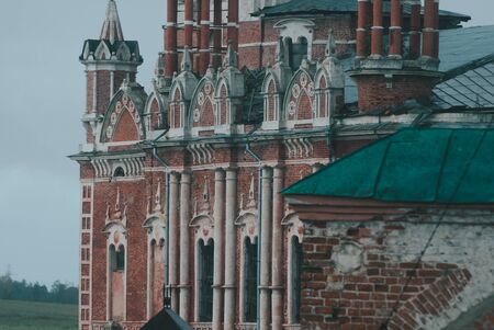 Gothic Novo-Nikolsky Cathedral in the Mozhaisk Kremlin. The Cathedral of St. Nicholasの写真素材