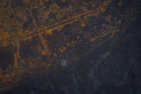 rusty background, old metal texture
