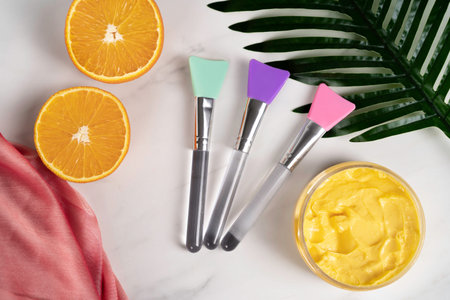 selicon brush for face mask and cream