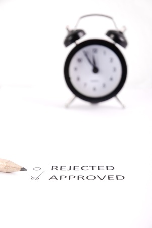 approved in 5 to 12/ shallow depth of field focus on textの写真素材