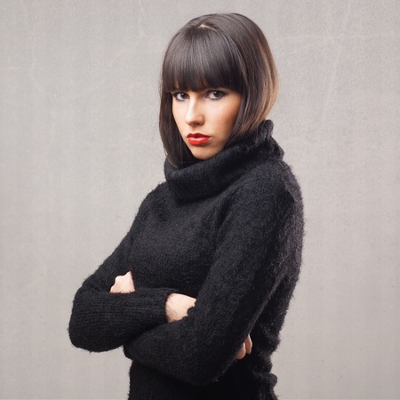 beautiful portrait of young womenの写真素材
