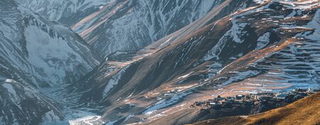 Caucasian mountains, Azerbaijanの写真素材
