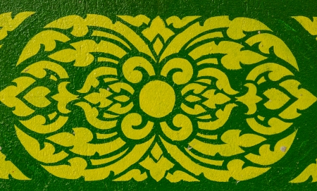 vintage traditional thai line artの写真素材